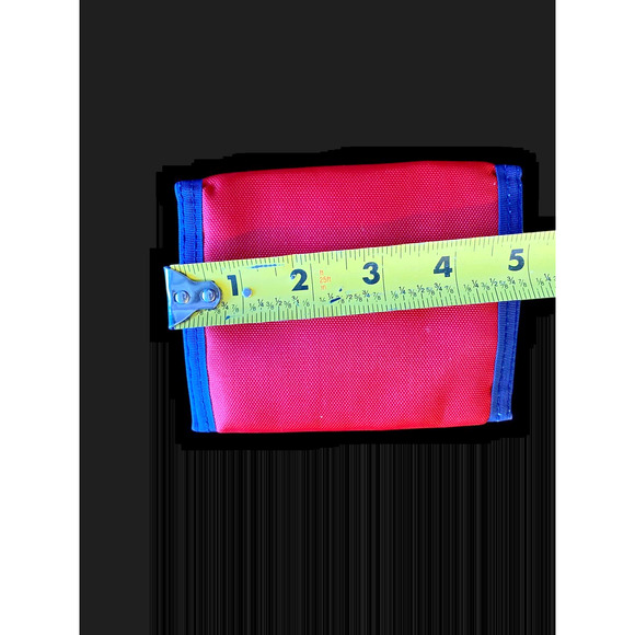 Vintage Levis Wallet 80s 90s Red Blue Nylon Mens Skater Grunge Streetwear 3.5x5" - Picture 6 of 7